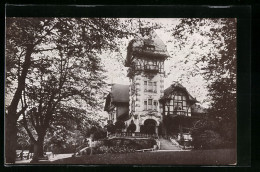 AK Hof /Saale, Gasthaus Und Turm Theresienstein, Wirtschaftsgebäude  - Other & Unclassified