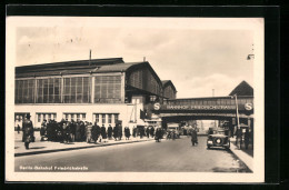 AK Berlin, Partie Am Bahnhof Friedrichstrasse  - Autres & Non Classés