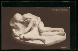 AK Nacht, Marmor-Plastik Von Stephan Sinding  - Sculpturen