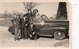 Photographie Vintage Photo Snapshot Automobile Voiture Car Auto Cabriolet - Auto's