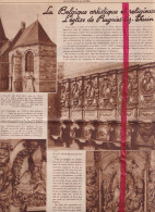 Ragnies Lez Thuin - L'église - Orig. Knipsel Coupure Tijdschrift Magazine - 1937 - Non Classés