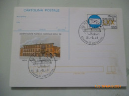 Cartolina Postale FEDERAZIONE FRA LE SOCIETA' FILIATELICHE ITALIANE" Primo Giorno Emissione 1989 - 1981-90: Marcophilie