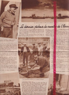 Le Dernier Pecheur De Crevettes De L'Escaut Environs Lillo - Orig. Knipsel Coupure Tijdschrift Magazine - 1937 - Unclassified