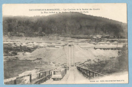 TH0009  CPA SAULXURES-SUR-Mte (Vosges) Les Carrières De La Société Des Granits  Le Plan Incliné Les Ateliers D'épinceurs - Saulxures Sur Moselotte