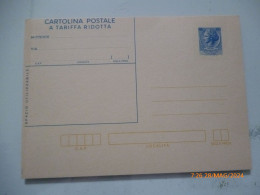 Cartolina Postale "A TARIFFA RIDOTTA" - 1971-80: Marcophilia