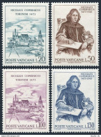 Vatican 537-540, MNH. Michel 621-624. Nicolaus Copernicus, Astronomer, 1973. - Unused Stamps