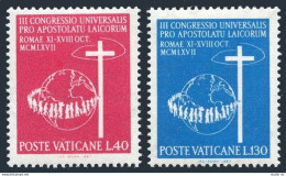 Vatican 453-454 Blocks/4,MNH.Michel 531-532. Congress Of Catholic Laymen,1967. - Unused Stamps