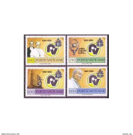 Vatican 681-684, MNH. Michel 779-782. Vatican Radio,50th Ann.1981. G.Marconi, Popes. - Ongebruikt