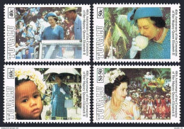 Tuvalu 642-645, MNH. Mi 663-666. Coronation Of Queen Elizabeth, 40th Ann. 1993. - Tuvalu