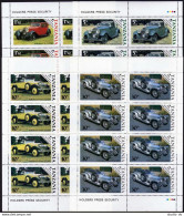 Tanzania 263-266 Sheets, MNH. Mi 309-312 Klb. Classic Autos, 1985. Rolls-Royce. - Tanzania (1964-...)