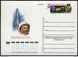 Russia PC Michel 96. 20th Ann.of The First Manned Space Flight,1981.Yuri Gagarin - Briefe U. Dokumente