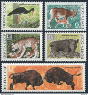 Russia 3640-3644, MNH. Mi 3667-3771. Black Stork, Red Deer,fawn,bison,pig. 1969. - Ungebraucht