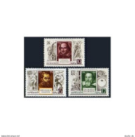 Russia 2891,2985-2986, MNH. Mi 2904/3006. Shakespeare,Michelangelo,Galileo, 1964 - Ungebraucht