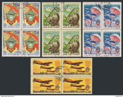 Russia 1590-1593 Blocks/2,CTO.Michel 1593-1596. Aviation-the Sport In USSR,1951. - Oblitérés