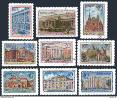 Russia 1449-1457/2, CTO. Mi 1442-1444. State Museums 1950. Polytechnic, Pushkin, - Usati