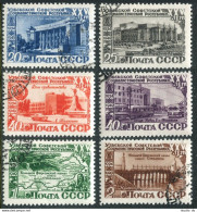 Russia 1429-1434 Reprint 1955, CTO. Michel 1432-1437. Uzbek Republic, 25. 1950. - Usados