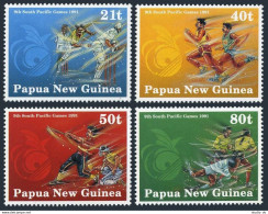 Papua New Guinea 771-774,MNH.Mi 636-639. South Pacific Games,1991.Baseball,Rugby - Guinea (1958-...)