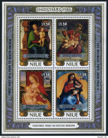 Niue B60 Ad,B61, MNH. Visit Of Pope John Paul II To The South Pacific.Christmas. - Niue