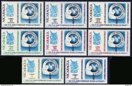 Nicaragua 882-889, MNH. Michel 1623-1630. Is There A Formula For Peace?. 1971. - Nicaragua