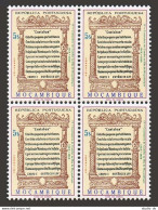 Mozambique 489 Block/4,MNH.Michel 548. Luis Vaz De Camoens,poet.1969.Os LusÃƒÆ’Ã‚Â­adas  - Mozambique