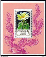 Mongolia 1750 Sheet, MNH. Michel 2057. Flowering Cacti. 1989. - Mongolie