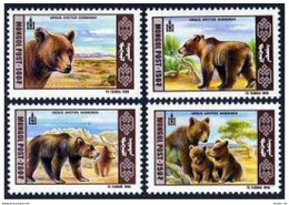 Mongolia 2305-2308, 2307a, 2308a, MNH. Wild Mammals: Bears. 1998. - Mongolië