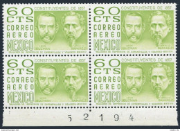 Mexico C445 Block/4, MNH. Michel 1448X. Leon Guzman And Ignacio Ramirez, 1975. - México