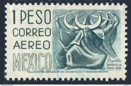 Mexico C220G,MNH.Michel 1030XD. Air Post 1960.Puebla Dance Of The Half Moon. - México