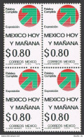 Mexico 1148 Block/4, MNH. Mi 1535. Mexico Today And Tomorrow Exhibition, 1976. - México