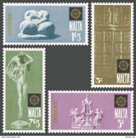 Malta 480-483, MNH. Michel 493-496. EUROPE CEPT-1974. Statues, Carved Door.. - Malta