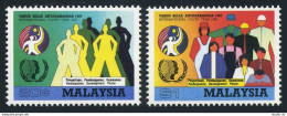 Malaysia 299-300, MNH. Michel 302-303. International Youth Year IYY-1985. - Malesia (1964-...)
