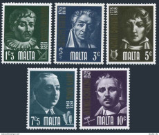 Malta 475-479,MNH.Mi 481-485. Prominent Maltese,1974.Composer,Botanist,Sculptor, - Malte