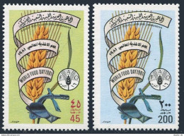 Libya 967-968, MNH. Michel 938-939. World Food Day 1981. - Libya