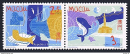 Macao 930-931a,932,932a,MNH.Michel 969-970,Bl.55-55-I. Oceans 1998. - Unused Stamps