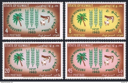 Kuwait 193-196, MNH. Michel 183-186. FAO Freedom From Hunger Campaign 1963. Cow, - Kuwait