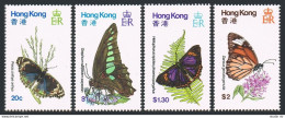 Hong Kong 354-357, MNH. Mi 353-356. Butterflies 1979. Precis Orithya, Graphium  - Ongebruikt