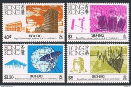 Hong Kong 419-422, MNH. Michel 419-422. Royal Observatory Centenary, 1983. - Unused Stamps
