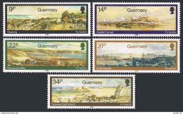 Guernsey 320-324, MNH. Michel 335-339. Watercolors By Paul Jacob Naftel, 1985. - Guernesey