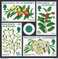 Guernsey 169-172,MNH.Michel 169-172. Christmas 1978.Solanum,Holly,Christmas Rose - Guernesey