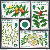 Guernsey 169-172,MNH.Michel 169-172. Christmas 1978.Solanum,Holly,Christmas Rose - Guernsey