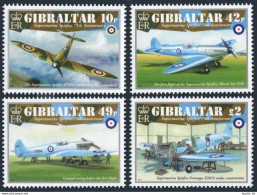 Gibraltar 1296-1299,1300,MNH. Super-marine Spitfire Airlines,75th Ann.2011; - Gibraltar