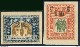 Estonia B3-B4, MNH. Michel 25-26. Assisting Wounded Soldier, 1920.  - Estonia