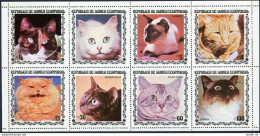 Eq Guinea Michel 1403-1410 Size 179x98,MNH. Cats 1978. - Guinea (1958-...)