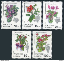 Russia 6133-6137,MNH.Michel 296-300. Flowers 1993. - Ungebraucht