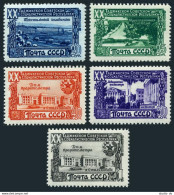 Russia 1420-1424, MNH. Mi 1419-1423. Tadzhik Republic, 20, 1949. Textile Mills, - Nuevos