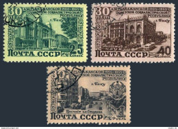 Russia 1474-1476, CTO. Michel 1477-1479. Azerbajan SSR, 30th Ann. 1950. - Used Stamps