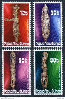 Papua New Guinea 632-635, MNH. Mi 516-519. Nombowai Cave Funerary Totems, 1985. - Guinea (1958-...)