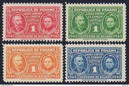 Panama RA15-RA18, MNH. Mi Zw 15-18. Postal Tax Stamps 1945. Pierre & Marie Curie - Panamá