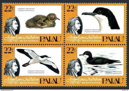 Palau 63-66a Block,MNH.Michel 65-68. John Audubon's Birds 1985.Shearwater. - Palau