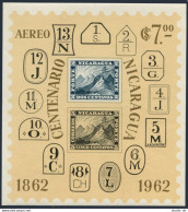 Nicaragua C509, MNH. Mi Bl.58. Nicaragua Postage Stamps-100, 1962. Mountain Peak - Nicaragua